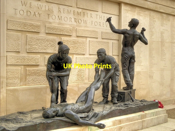 Photo 6"x4" Armed Forces Memorial Croxall c2014
