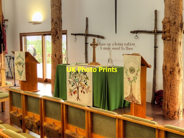 Photo 6"x4" National Memorial Arboretum, Millennium Chapel of Peace and Forgiveness Croxall c2014