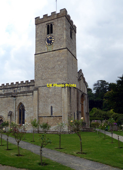 Photo 6"x4" St Mary The Virgin Church Tower Bibury Bibury c2014