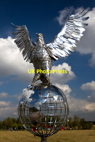 Photo 6"x4" National Memorial Arboretum - Royal Air Forces Association Memorial (detail 2) Croxall c2014