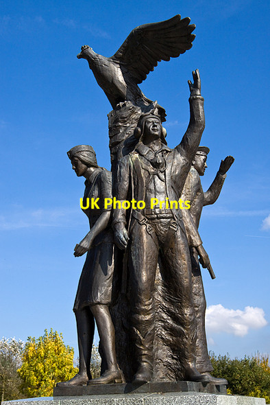 Photo 6"x4" National Memorial Arboretum - Polish Forces War Memorial (detail) Croxall c2014