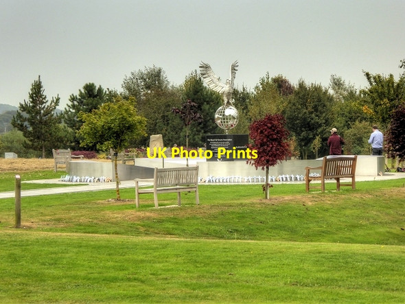 Photo 6"x4" Royal Air Forces Association Remembrance Garden Croxall c2014