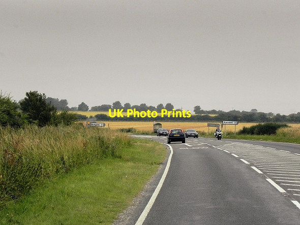 Photo 6"x4" Kingsclere Road (A339), Westbound Wootton St Lawrence c2014
