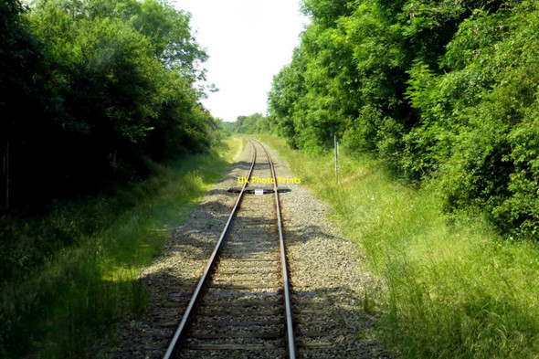 Photo 6"x4" Footpath crossing the line Little Marsh\/SP6523 c2014