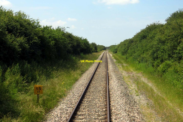 Photo 6"x4" The line to Bicester Marsh Gibbon c2014