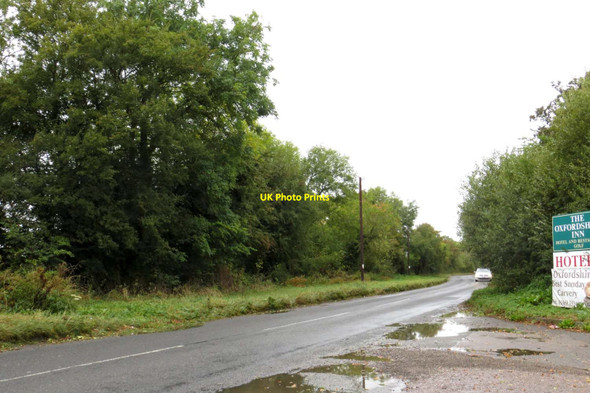 Photo 6"x4" Islip Road to Bletchingdon Heathfield Village c2014