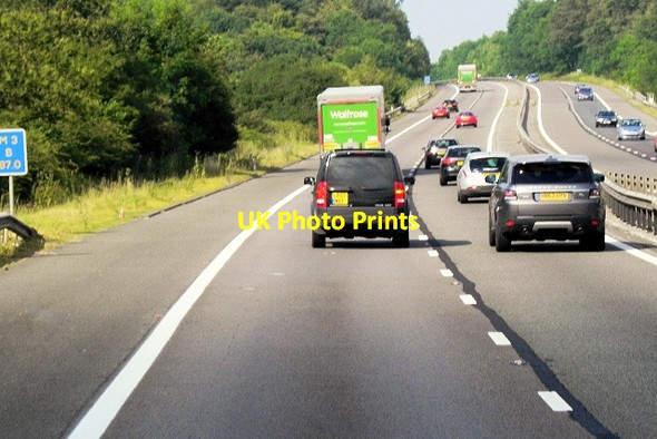 Photo 6"x4" Northbound M3 near Popham Popham\/SU5543 c2014