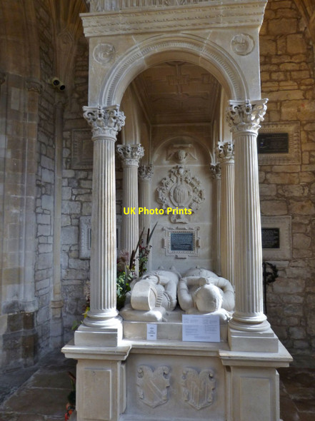 Photo 6"x4" The Leweston tomb, Sherborne Abbey, Dorset Sherborne\/ST6316 c2014