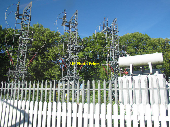 Photo 6"x4" Railway substation at Stone Stone\/SJ9034 c2014