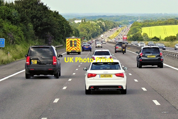 Photo 6"x4" Northbound M3, Hatch Warren Broadmere c2014