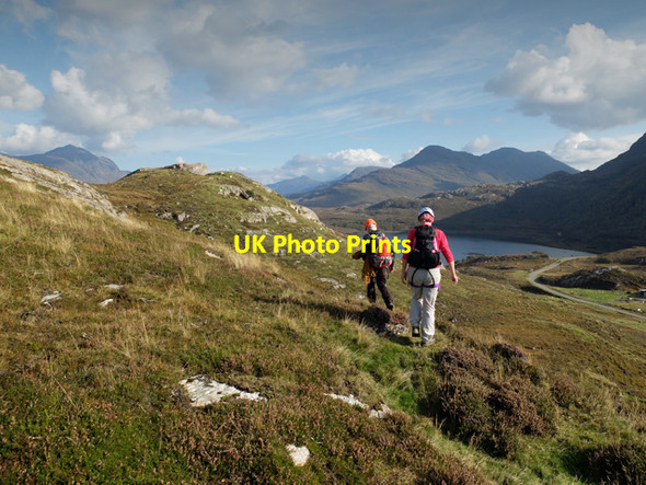 Photo 6"x4" On Meall a' Choire Bhuidhe Shieldaig\/Sildeag c2014