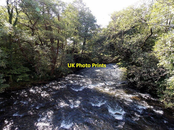 Photo 6"x4" White water on the Ogmore River, Tondu Cymdda c2014