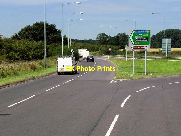 Photo 6"x4" A452 Warwick Bypass Heathcote\/SP3063 c2014
