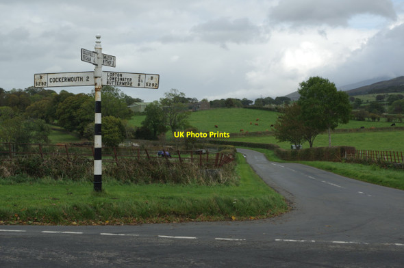 Photo 6"x4" Crossroads on the B5292 Cockermouth c2014