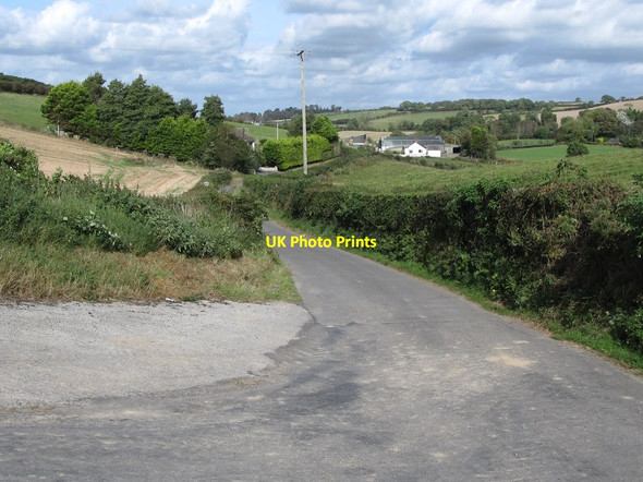 Photo 6"x4" Marshallstown Road at its junction with Bonecastle Road Downpatrick c2014
