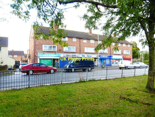 Photo 6"x4" Parade of shops on Barncroft Way Havant c2014