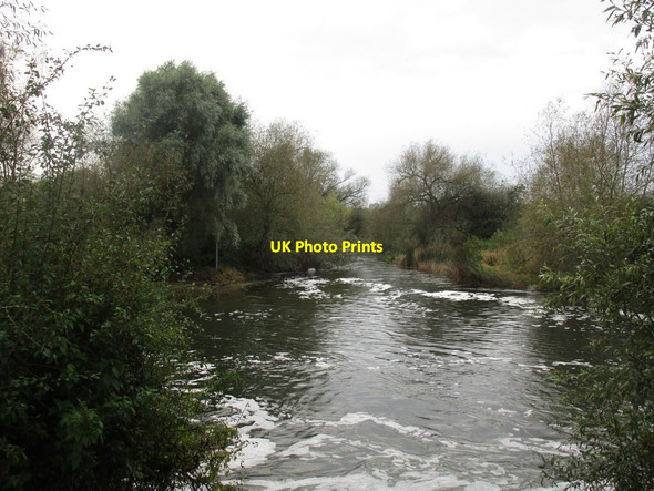 Photo 6"x4" The northern course of the River Avon at Nafford Great Comberton c2014