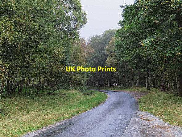 Photo 6"x4" Bend on the A861 South Garvan c2014