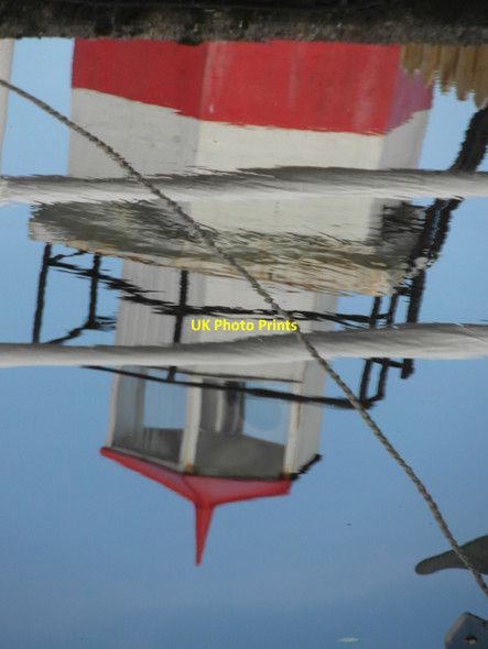 Photo 6"x4" Lighthouse reflections at Crinan Crinan c2014
