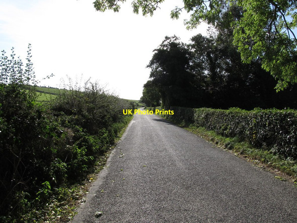 Photo 6"x4" View SSE along Woodgrange Road Annacloy c2014
