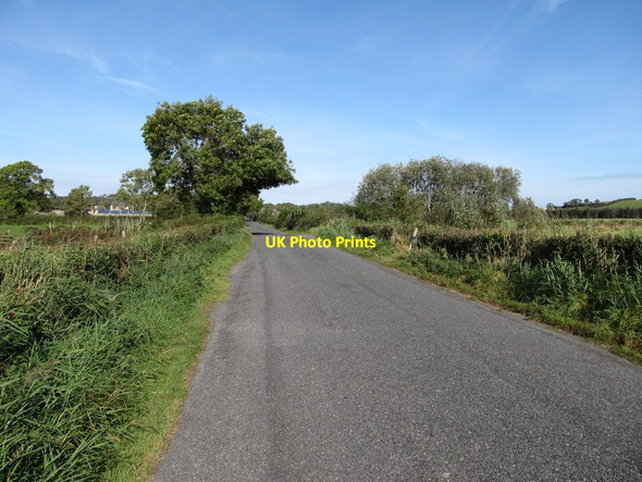 Photo 6"x4" View north along Woodgrange Road Annacloy c2014