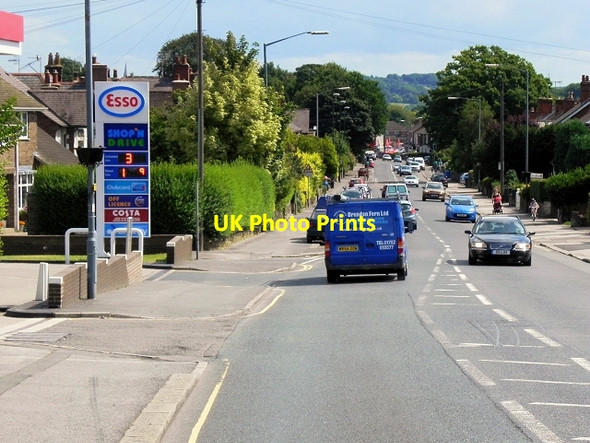 Photo 6"x4" Esso Petrol Station, Chatsworth Road Brookside\/SK3570 c2014
