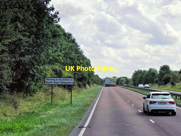 Photo 6"x4" A617, North East Derbyshire Chesterfield\/SK3871 c2014