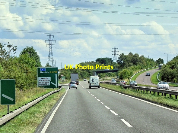 Photo 6"x4" Eastbound A617 Corbriggs c2014