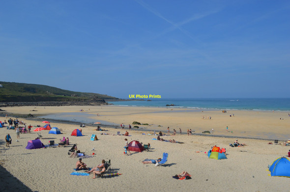 Photo 6"x4" Porthmeor Beach St Ives\/SW5140 c2014