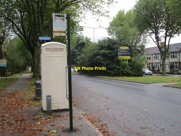 Photo 6"x4" Phone box at the border East Ella c2014