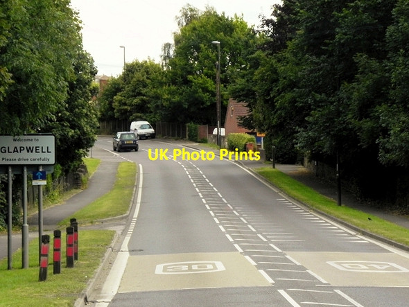 Photo 6"x4" A617, Mansfield Road, Glapwell Bramley Vale c2014