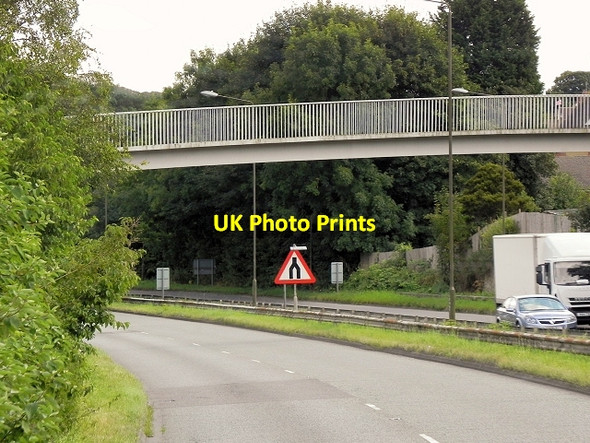 Photo 6"x4" Footbridge over the A617 at Pleasley Pleasley c2014