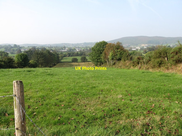 Photo 6"x4" Grazing land sloping down in the Forkhill River valley Forkhill c2014