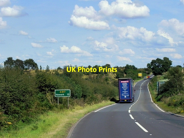 Photo 6"x4" A617 Lockwell Hill White Post\/SK6257 c2014