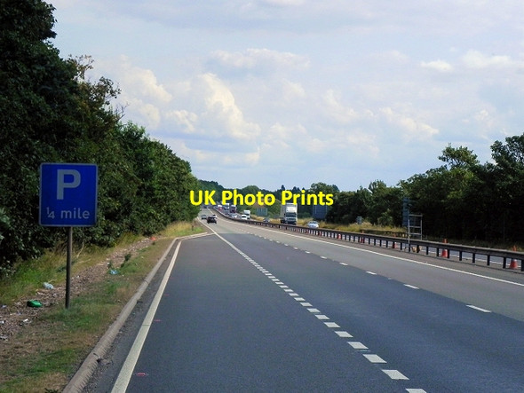 Photo 6"x4" Southbound A1, Winthorpe Newark-on-Trent c2014