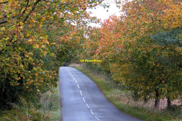 Photo 6"x4" The B4437 to Woodstock Fawler\/SP3717 c2014 P1