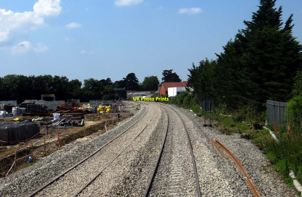 Photo 6"x4" Railway construction area in Bicester Bicester c2014