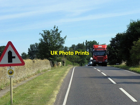 Photo 6"x4" Lincoln Road (A607) Fulbeck\/SK9450 c2014