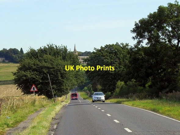 Photo 6"x4" Cliff Road towards Wellingore Welbourn c2014
