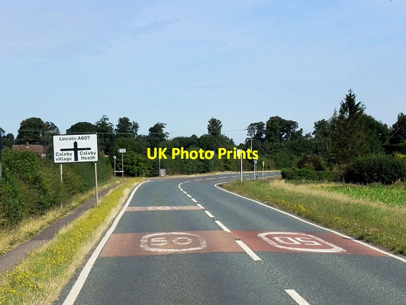 Photo 6"x4" A607, Grantham Road Boothby Graffoe c2014