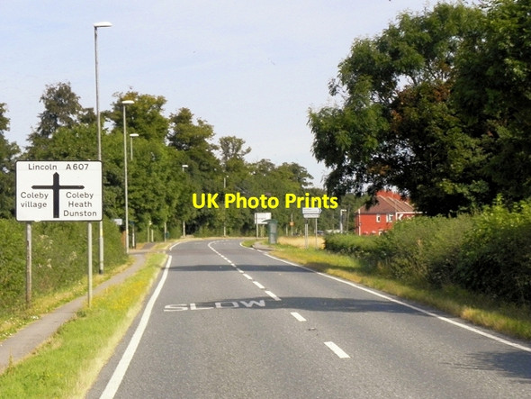 Photo 6"x4" Coleby, Grantham Road Coleby\/SK9760 c2014