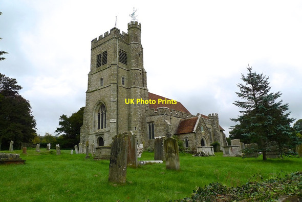 Photo 6"x4" Harrietsham Church Harrietsham c2014