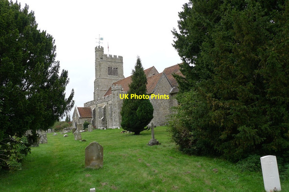 Photo 6"x4" Harrietsham Church Harrietsham c2014 P1