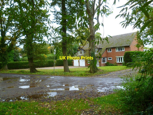 Photo 6"x4" Footpath reaches byway Wokingham c2014