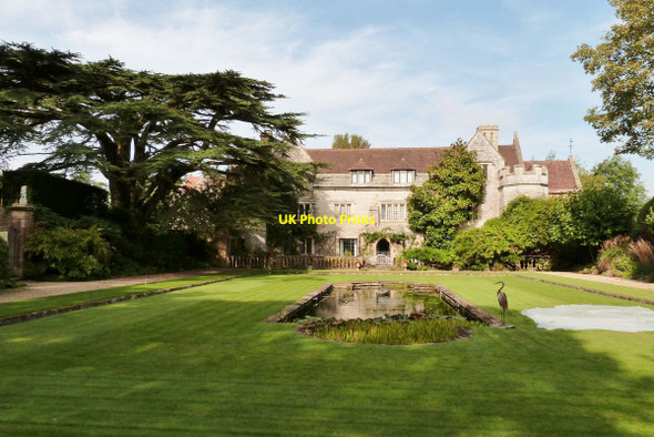 Photo 6"x4" The Heron Pond, Athelhampton House Gardens Athelhampton c2014