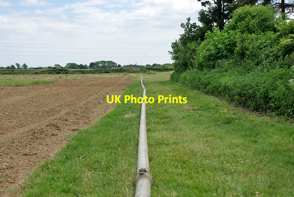 Photo 6"x4" Irrigation pipe, Roundstone Farm Hangleton\/TQ0803 c2010