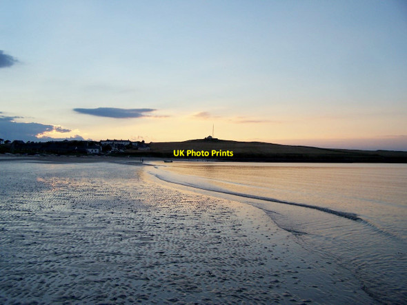 Photo 6"x4" Sunset at Low Newton Low Newton-by-the-Sea c2006