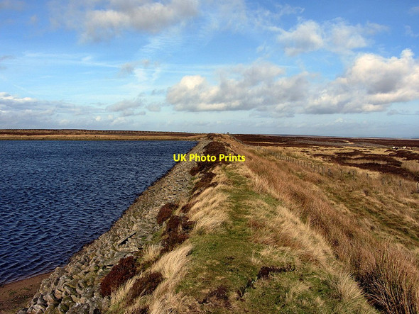 Photo 6"x4" East  dam at Sikehead Dams Ramshaw\/NY9547 c2014