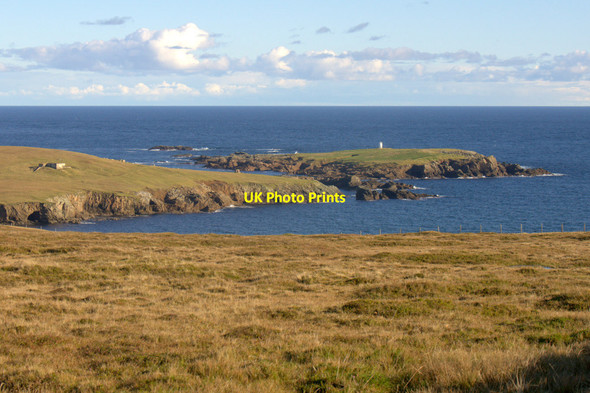 Photo 6"x4" View to the Holm of Skaw from Inner Skaw Kirkaton c2014