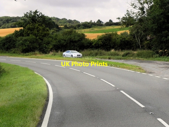 Photo 6"x4" Layby South of Toft Toft\/TF0617 c2014